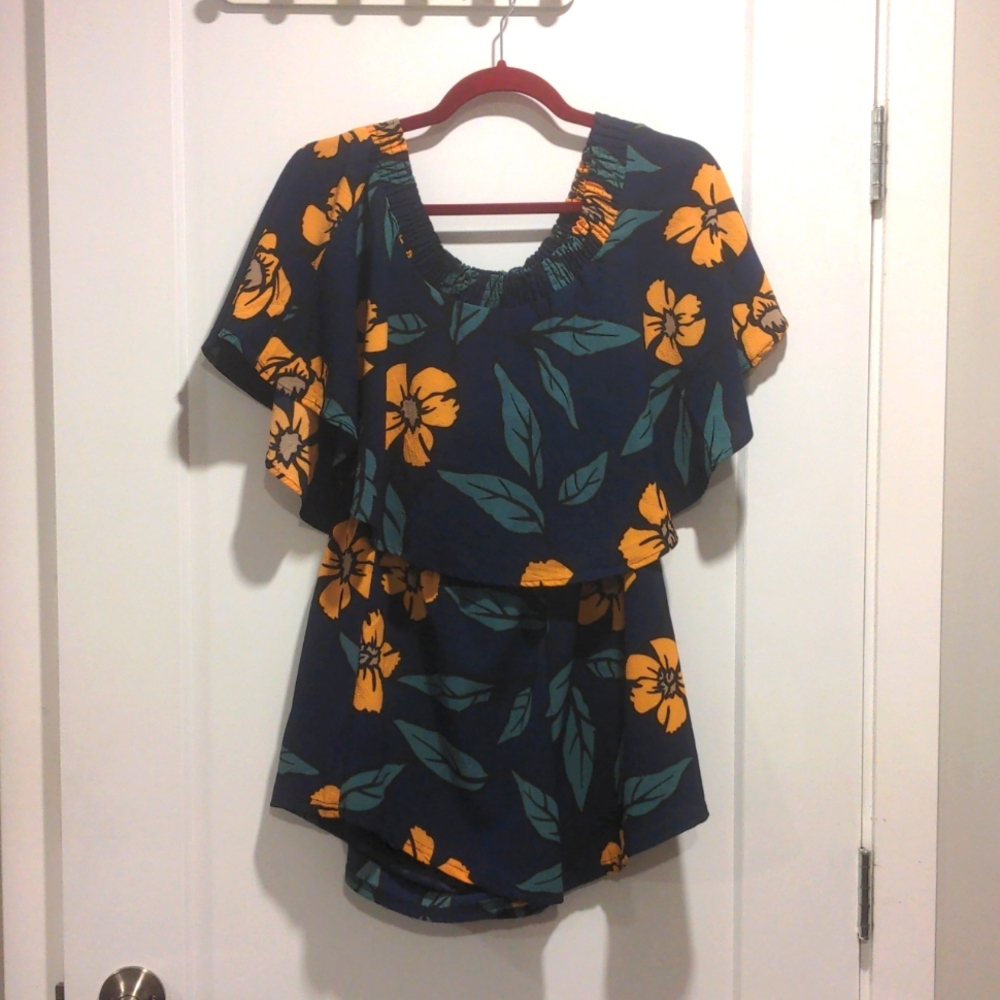 025 Large PDC New York Floral Romper